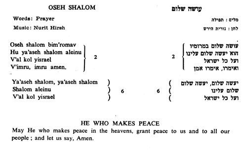Oseh Shalom lyrics video: Learn the words to the Jewish prayer for peace 